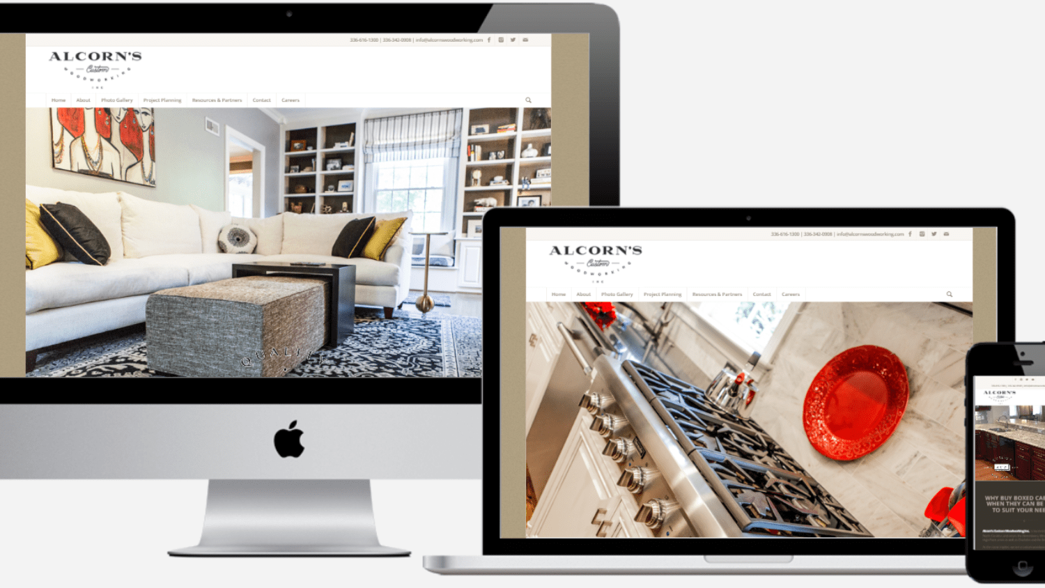 Alcorn's Custom Woodworking -Kamelda's Designs Affordable Web & Print Design